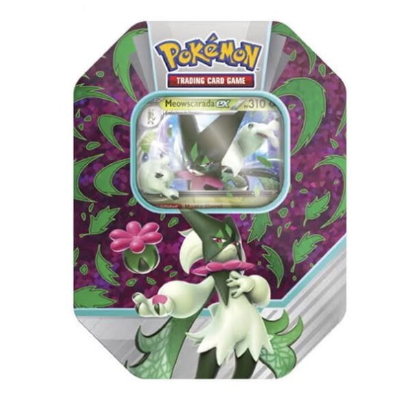 Lata Meowscarada EX - Inglés - Cartas Pokemon Originales Tcg